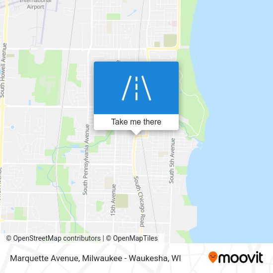 Marquette Avenue map