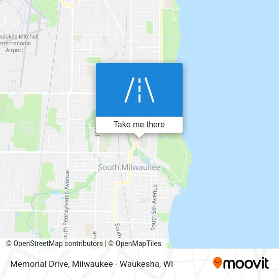 Memorial Drive map