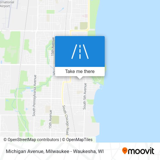 Michigan Avenue map