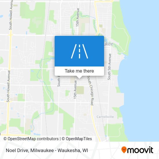 Noel Drive map