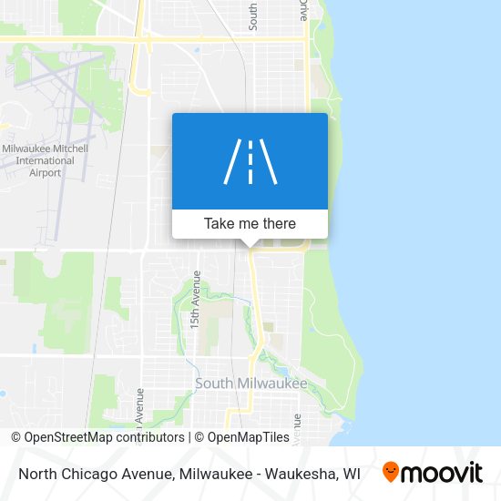 North Chicago Avenue map