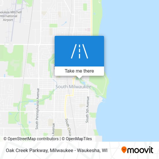 Oak Creek Parkway map
