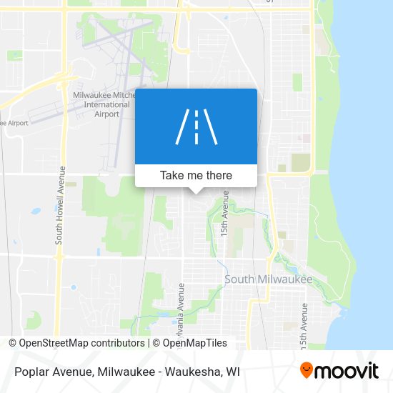 Poplar Avenue map