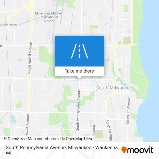 South Pennsylvania Avenue map