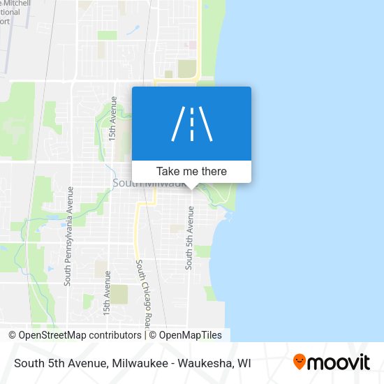 South 5th Avenue map