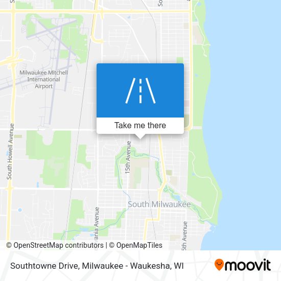 Mapa de Southtowne Drive