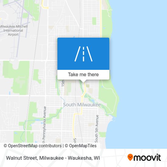 Mapa de Walnut Street