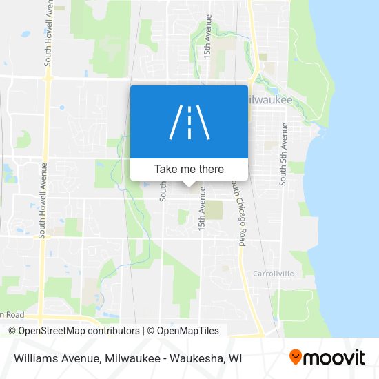 Williams Avenue map