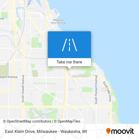 East Klein Drive map