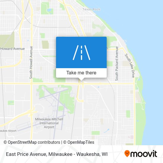 East Price Avenue map
