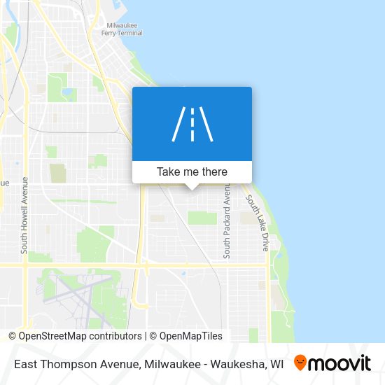 East Thompson Avenue map