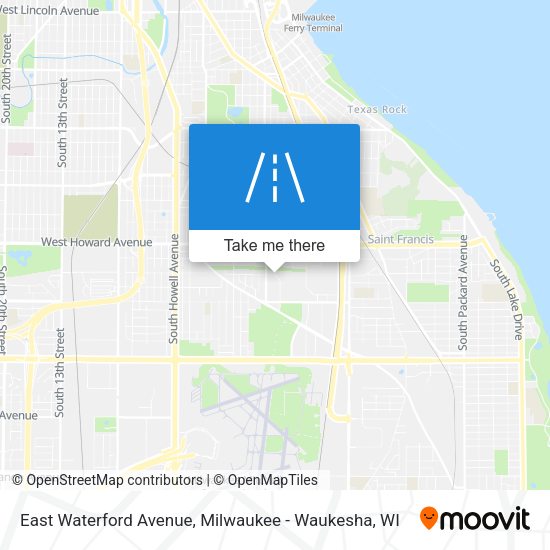 East Waterford Avenue map