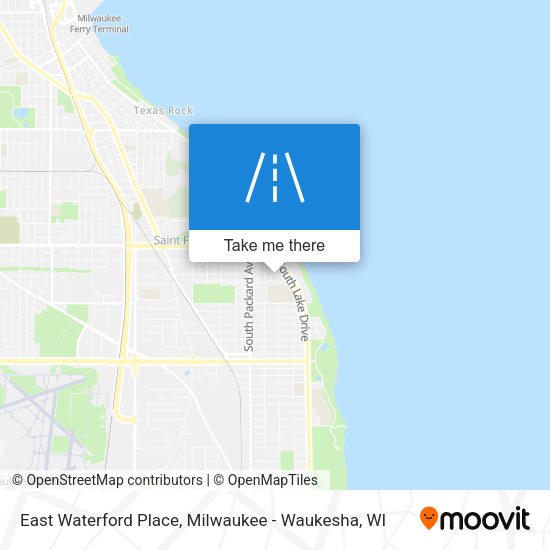 Mapa de East Waterford Place