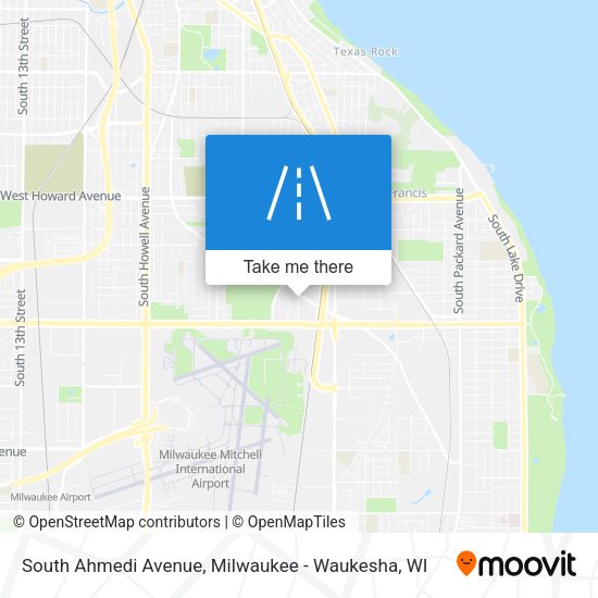 South Ahmedi Avenue map