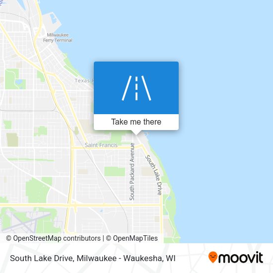 South Lake Drive map