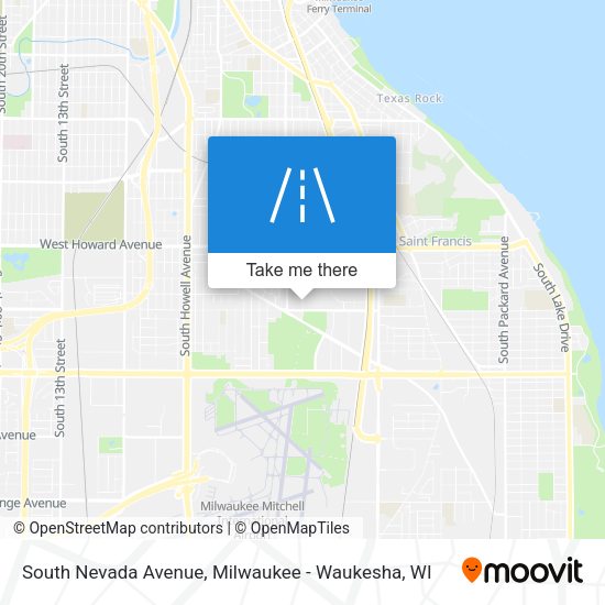 Mapa de South Nevada Avenue