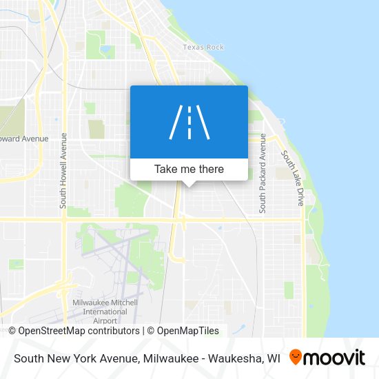 South New York Avenue map