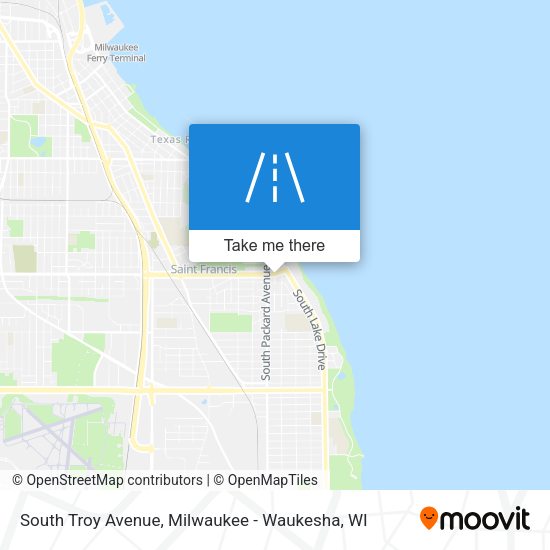 Mapa de South Troy Avenue
