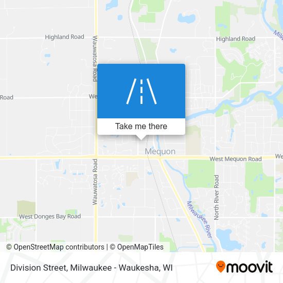 Division Street map
