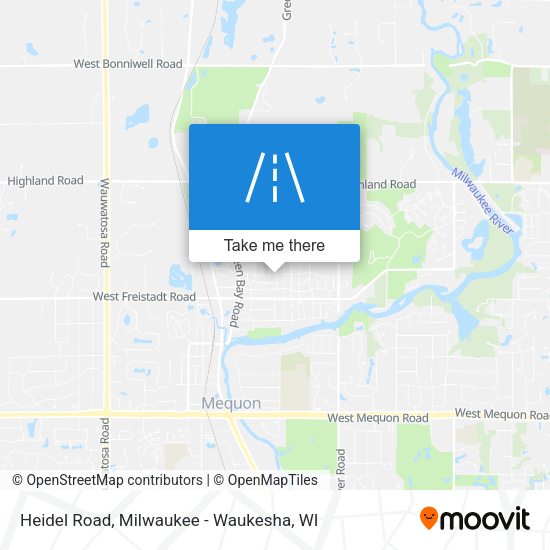 Mapa de Heidel Road