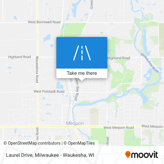 Mapa de Laurel Drive