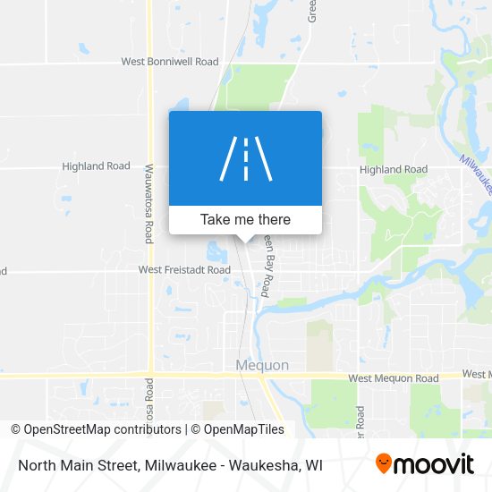 Mapa de North Main Street