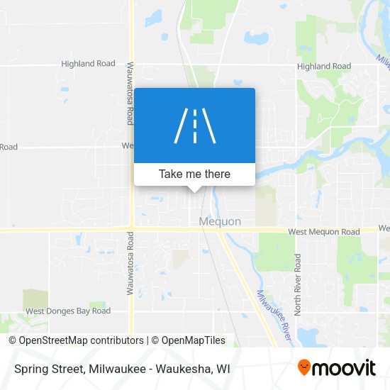 Spring Street map