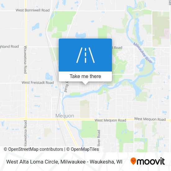 West Alta Loma Circle map