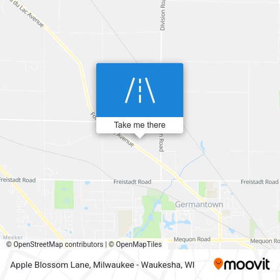 Apple Blossom Lane map