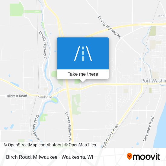 Mapa de Birch Road