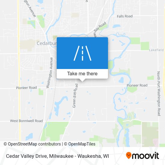 Mapa de Cedar Valley Drive