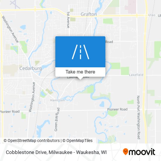 Cobblestone Drive map