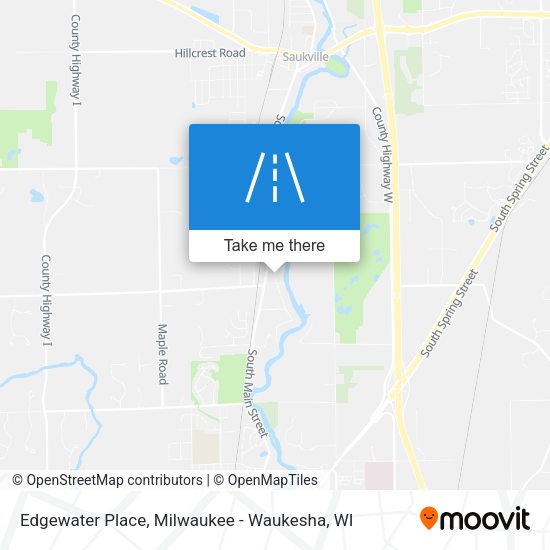 Mapa de Edgewater Place