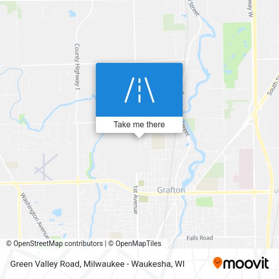 Green Valley Road map