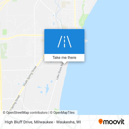 High Bluff Drive map