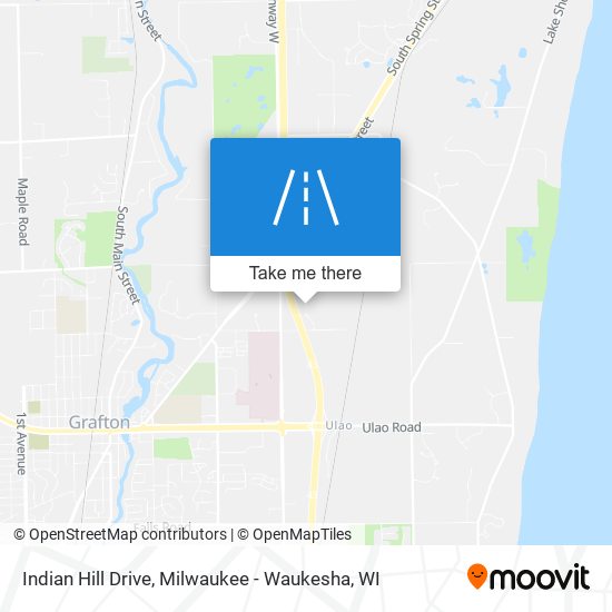 Indian Hill Drive map