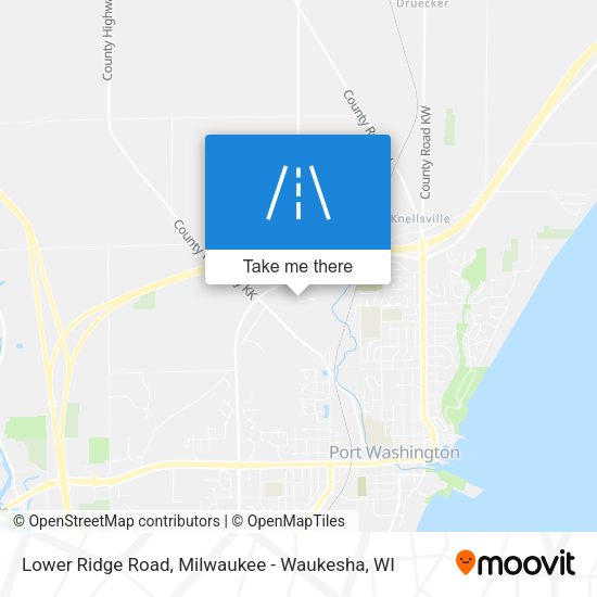 Lower Ridge Road map