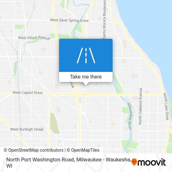 Mapa de North Port Washington Road