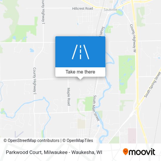 Mapa de Parkwood Court