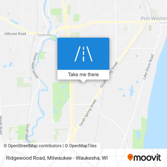 Mapa de Ridgewood Road