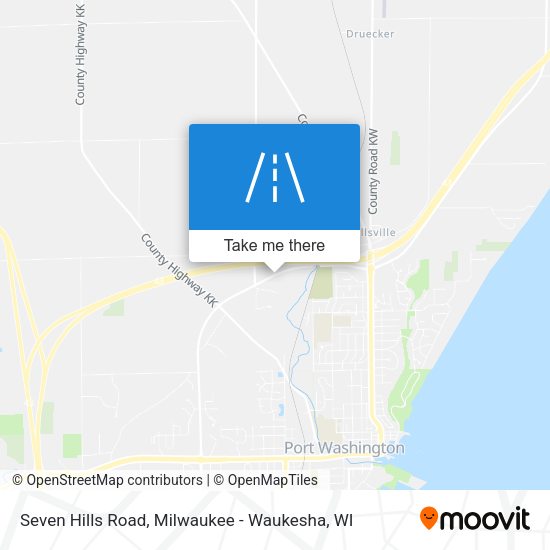 Seven Hills Road map