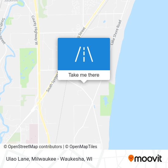 Ulao Lane map