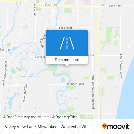 Valley View Lane map