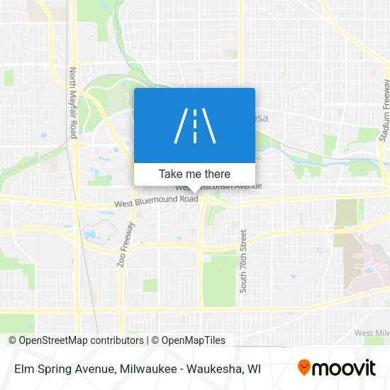 Mapa de Elm Spring Avenue