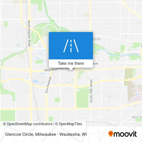 Glencoe Circle map