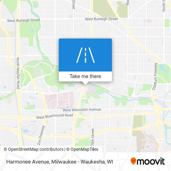 Harmonee Avenue map