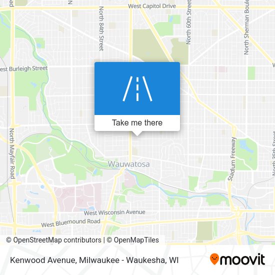 Kenwood Avenue map