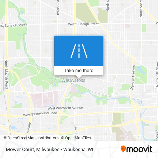 Mower Court map