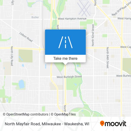 Mapa de North Mayfair Road