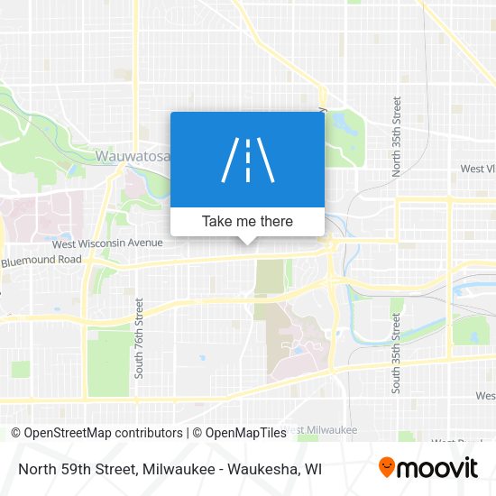 Mapa de North 59th Street
